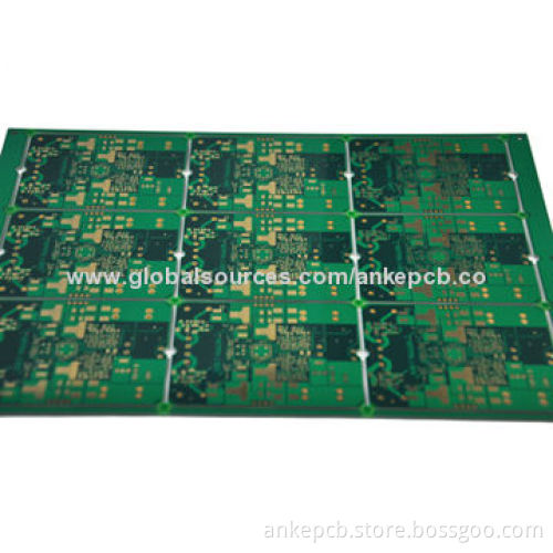 Multi-layer PCB with Gold Finish, Quick-turn and Mass Production, No MOQ